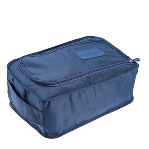 Portable Travel Shoe Bag Navy Blue